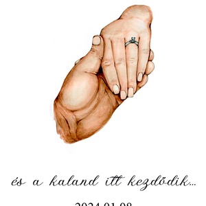 és a kaland itt kezdődik... emlék a lánykérésről - otthon & életmód - dekoráció - kép & falikép - üvegkép - Meska.hu