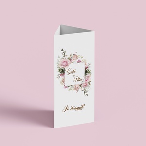 Menülap és itallap (Romatic Rose  E17) - Meska.hu