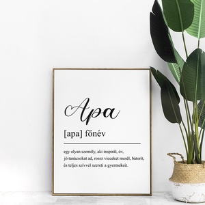 Apa kép (apák napjára, vagy születésnapra, névnapra) - Meska.hu
