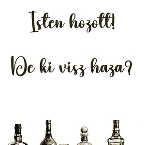 Esküvői kép - Isten hozott - de ki visz haza? - otthon & életmód - dekoráció - kép & falikép - üvegkép - Meska.hu