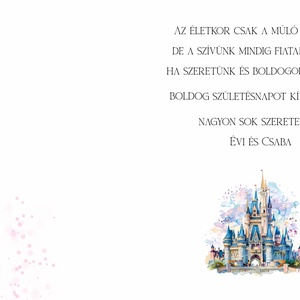 Disney mesés születésnapi képeslap borítékkal (Dumbo) - otthon & életmód - papír, írószer - ajándékozás kellékei - képeslap, üdvözlőlap - Meska.hu
