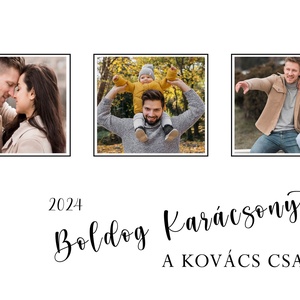 Karácsonyi képeslap - saját fotókkal - karácsony - karácsonyi ajándékozás - karácsonyi képeslap, üdvözlőlap, ajándékkísérő - Meska.hu