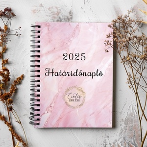 2025-ös határidőnapló egyedi borítóval kérhető díjmentesen! (saját neveddel, LOGO-dal is kérheted) - otthon & életmód - papír, írószer - naptár & tervező - Meska.hu