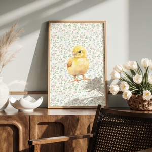 Baba/Gyermekszoba falikép - Vintage - Tollpihe (V4), Otthon & Életmód, Babaszoba, gyerekszoba, Babaszoba kép, Papírművészet, MESKA