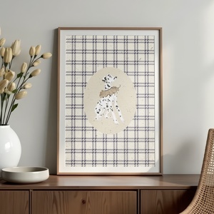 Baba/Gyermekszoba falikép - Vintage - Pöttyös barát (V7), Otthon & Életmód, Babaszoba, gyerekszoba, Babaszoba kép, Papírművészet, MESKA