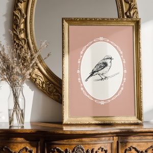 Baba/Gyermekszoba falikép - Vintage - Tavaszi dal (V11), Otthon & Életmód, Babaszoba, gyerekszoba, Babaszoba kép, Papírművészet, MESKA