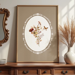 Baba/Gyermekszoba falikép - Vintage - Mezei varázs (V16), Otthon & Életmód, Babaszoba, gyerekszoba, Babaszoba kép, Papírművészet, MESKA