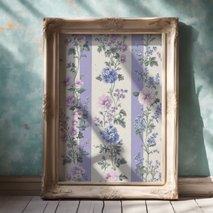 Baba/Gyermekszoba falikép - Vintage - Tarka rét (V28), Otthon & Életmód, Babaszoba, gyerekszoba, Babaszoba kép, Papírművészet, MESKA