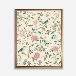 Baba/Gyermekszoba falikép - Vintage - Dal a réten (V31), Otthon & Életmód, Babaszoba, gyerekszoba, Babaszoba kép, Papírművészet, MESKA