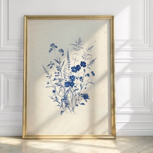 Baba/Gyermekszoba falikép - Vintage - Kékike (V44), Otthon & Életmód, Babaszoba, gyerekszoba, Babaszoba kép, Papírművészet, MESKA