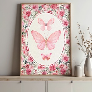 Baba/Gyermekszoba falikép - Vintage - Virágtündérek dala (V56), Otthon & Életmód, Babaszoba, gyerekszoba, Babaszoba kép, Papírművészet, MESKA