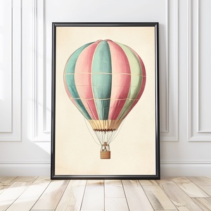 Baba/Gyermekszoba falikép - Vintage - Égbe írt történet (V66), Otthon & Életmód, Babaszoba, gyerekszoba, Babaszoba kép, Papírművészet, MESKA