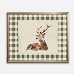 Baba/Gyermekszoba falikép - Vintage - Aranyszarvas (V76), Otthon & Életmód, Babaszoba, gyerekszoba, Babaszoba kép, Papírművészet, MESKA