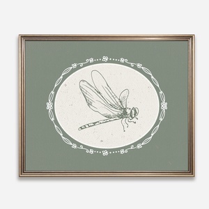 Baba/Gyermekszoba falikép - Vintage - Ragyogó szárnyak (V91), Otthon & Életmód, Babaszoba, gyerekszoba, Babaszoba kép, Papírművészet, MESKA