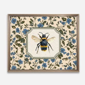 Baba/Gyermekszoba falikép - Vintage - Virágmező tündére (V97), Otthon & Életmód, Babaszoba, gyerekszoba, Babaszoba kép, Papírművészet, MESKA