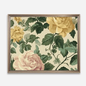 Baba/Gyermekszoba falikép - Vintage - Rózsás hangulat (V104), Otthon & Életmód, Babaszoba, gyerekszoba, Babaszoba kép, Papírművészet, MESKA