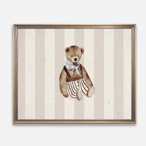 Baba/Gyermekszoba falikép - Vintage - Arnold maci meséi (V102), Otthon & Életmód, Babaszoba, gyerekszoba, Babaszoba kép, Papírművészet, MESKA