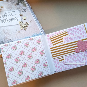 'Love is Everywhere' Album / Fotóalbum / Scrapbook - otthon & életmód - papír, írószer - album & fotóalbum - Meska.hu
