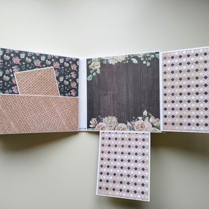 'Our Journey' Album / Fotóalbum / Scrapbook - otthon & életmód - papír, írószer - album & fotóalbum - Meska.hu
