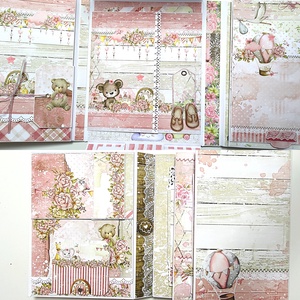 'Tiny Miracle' baba emlékalbum, fotóalbum, scrapbook - otthon & életmód - papír, írószer - album & fotóalbum - Meska.hu