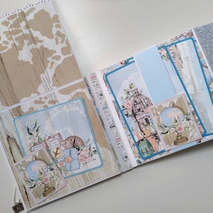 'Wonderful Journey' Album / Fotóalbum / Scrapbook - otthon & életmód - papír, írószer - album & fotóalbum - Meska.hu