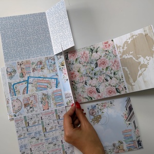 'Wonderful Journey' Album / Fotóalbum / Scrapbook - otthon & életmód - papír, írószer - album & fotóalbum - Meska.hu