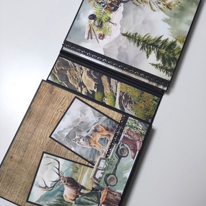 'Adventure' emlékalbum, fotóalbum, scrapbook - esküvő - emlék & ajándék - album & fotóalbum - Meska.hu