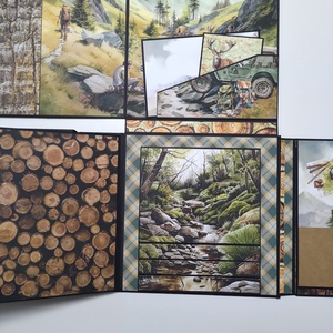 'Adventure' emlékalbum, fotóalbum, scrapbook - esküvő - emlék & ajándék - album & fotóalbum - Meska.hu