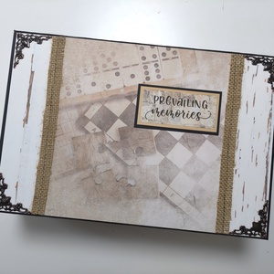 'Prevailing memories' vintage emlékalbum, fotóalbum, scrapbook - Meska.hu