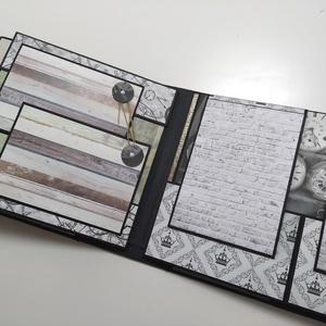 'Prevailing memories' vintage emlékalbum, fotóalbum, scrapbook - otthon & életmód - papír, írószer - album & fotóalbum - Meska.hu