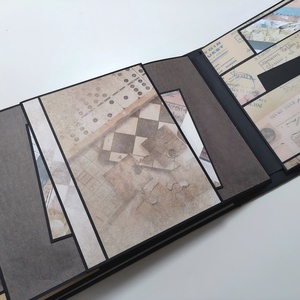 'Prevailing memories' vintage emlékalbum, fotóalbum, scrapbook - otthon & életmód - papír, írószer - album & fotóalbum - Meska.hu