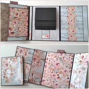 'Moments of Harmony' emlékalbum, fotóalbum, scrapbook - otthon & életmód - papír, írószer - album & fotóalbum - Meska.hu