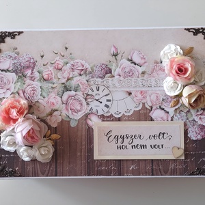 'Egyszer volt, hol nem volt...' esküvői emlékalbum, fotóalbum, scrapbook - Meska.hu