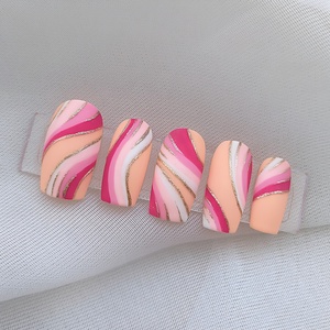 Press-on műköröm szett - szépségápolás - testápolás - kéz- és lábápolás - Meska.hu