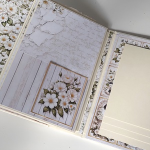 Esküvői emlékalbum, fotóalbum, scrapbook - esküvő - emlék & ajándék - album & fotóalbum - Meska.hu