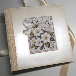 Esküvői Emlékalbum / Fotóalbum / Scrapbook, Esküvő, Emlék & Ajándék, Album & Fotóalbum, Papírművészet, Fotó, grafika, rajz, illusztráció, MESKA