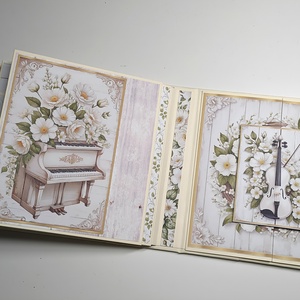 Esküvői Emlékalbum / Fotóalbum / Scrapbook - esküvő - emlék & ajándék - album & fotóalbum - Meska.hu