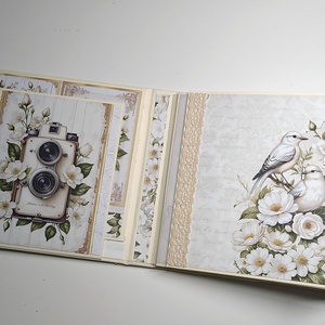 Esküvői Emlékalbum / Fotóalbum / Scrapbook - esküvő - emlék & ajándék - album & fotóalbum - Meska.hu