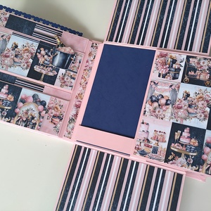 'Happy Birthday Queen' Emlékalbum / Fotóalbum / Scrapbook - otthon & életmód - papír, írószer - album & fotóalbum - Meska.hu