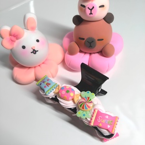 Dekorált hajcsat, Ruha & Divat, Hajdísz & Hajcsat, Hajcsat & Hajtű, Ékszerkészítés, MESKA