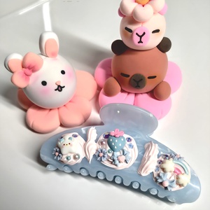 Nagyméretű hajcsat - Meska.hu