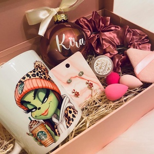 GRINCSELINA BOX - karácsony - karácsonyi ajándékozás - karácsonyi ajándékcsomagolás - Meska.hu