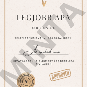 Legjobb Anya / Apa Diploma, Oklevél - művészet - grafika & illusztráció - digitális - Meska.hu