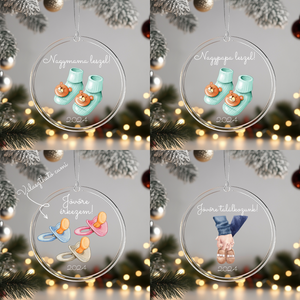 Fényképes egyedi  díszek  - karácsony - karácsonyi lakásdekoráció - karácsonyfadíszek - Meska.hu