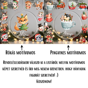 Egyedi plexi díszek ajándékba  - karácsony - karácsonyi lakásdekoráció - karácsonyfadíszek - Meska.hu
