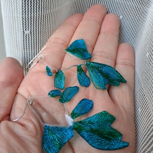 Goldfish fülbevaló - fenntartható ékszer - ékszer - fülbevaló - lógó fülbevaló - Meska.hu