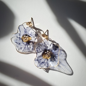 Airbloom fülbevaló - fenntartható ékszer, Ékszer, Fülbevaló, Lógó fülbevaló, Újrahasznosított alapanyagból készült termékek, Ékszerkészítés, MESKA