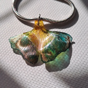 Ginkgo karkötő - fenntartható ékszer - ékszer - karkötő - charm karkötő - Meska.hu