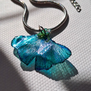 Ginkgo karkötő - fenntartható ékszer - ékszer - karkötő - charm karkötő - Meska.hu