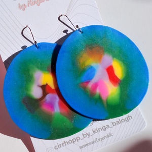 NEWFusion fülbevaló - fenntartható ékszer - ékszer - fülbevaló - lógó fülbevaló - Meska.hu